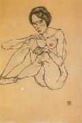 Egon Schiele Nude Woman (mk12) oil painting